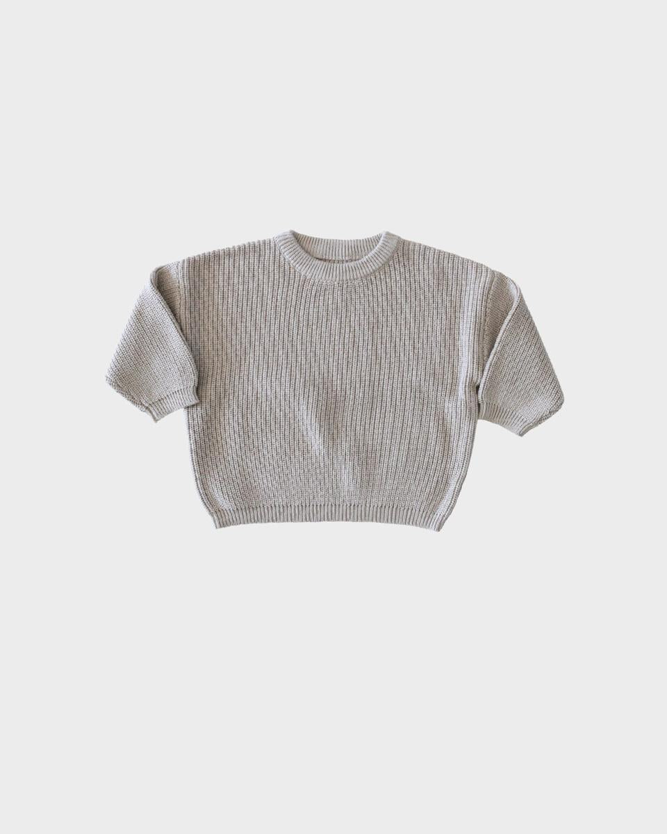Beige Chunky Knit Sweater