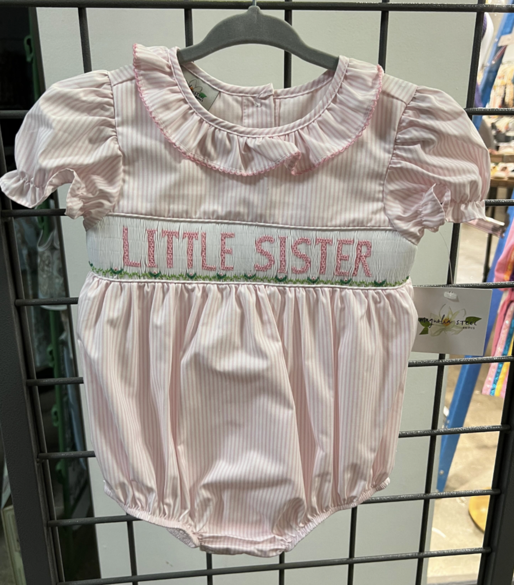 Light Pink Little Sister Smock Bubble