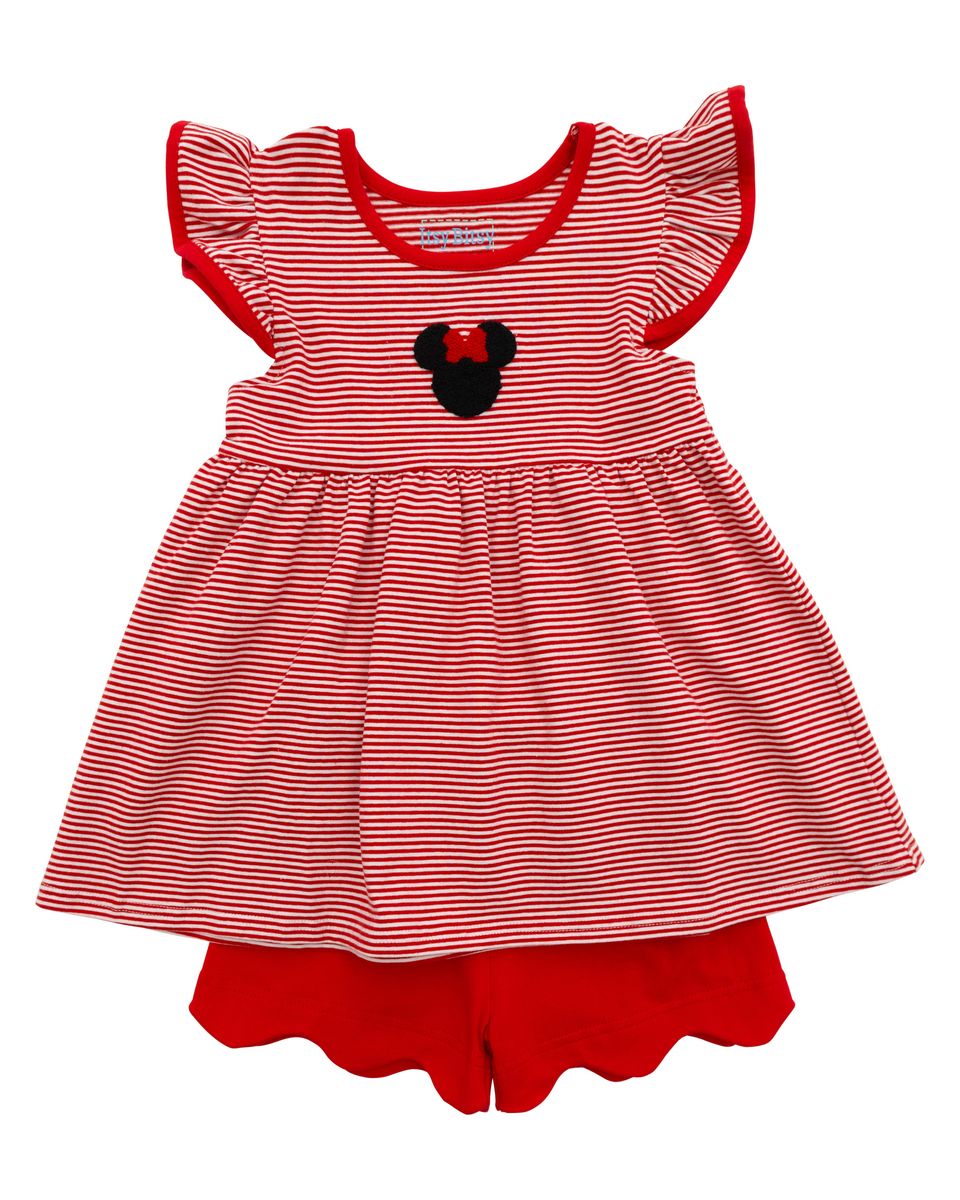 Mouse Scalloped Short Set