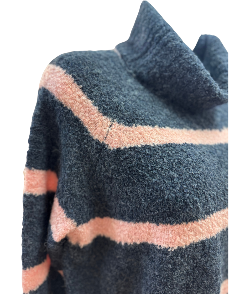 Navy/Rose Sweater