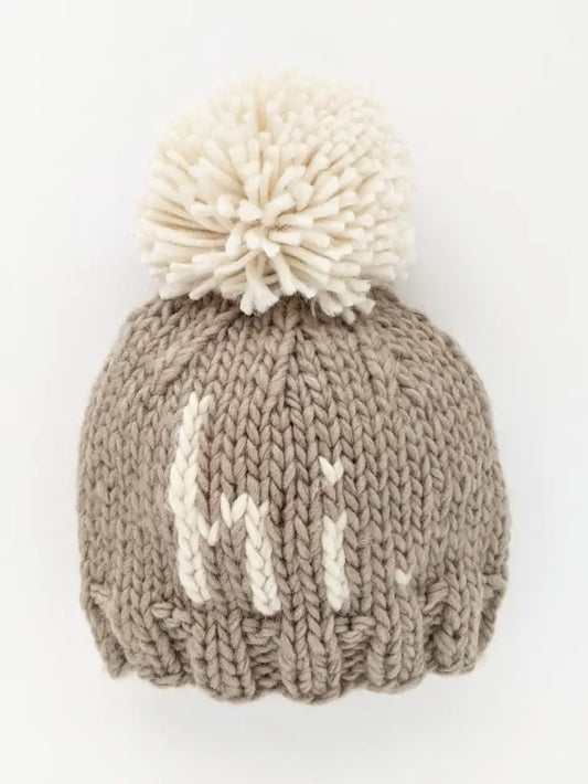 Pebble "Hi" Knit Hat