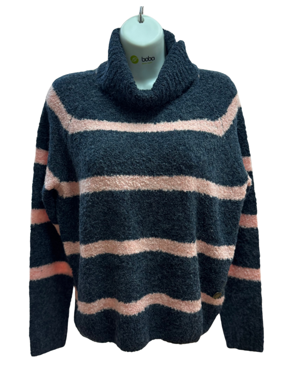 Navy/Rose Sweater