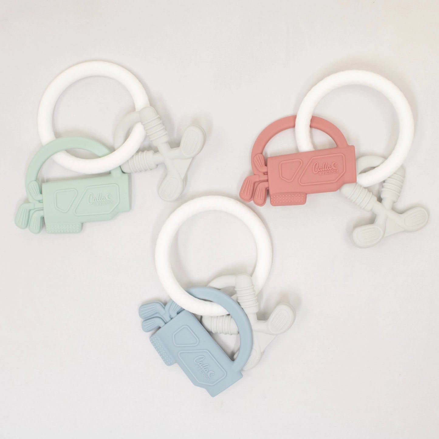 Tee Time Golf Silicone Teether