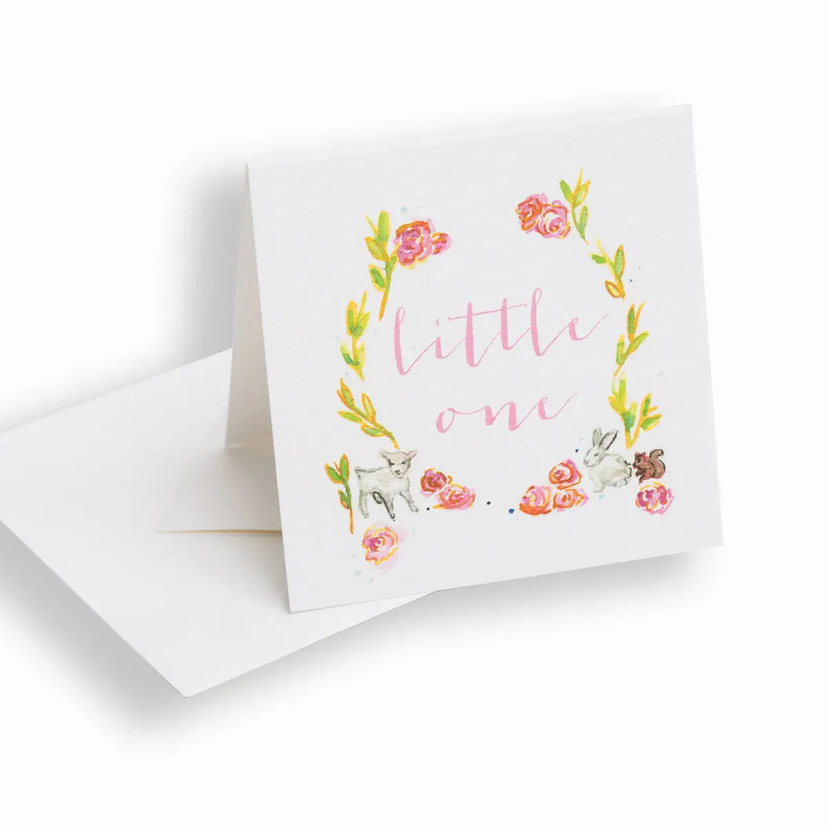 Pink Little One Enclosure Card