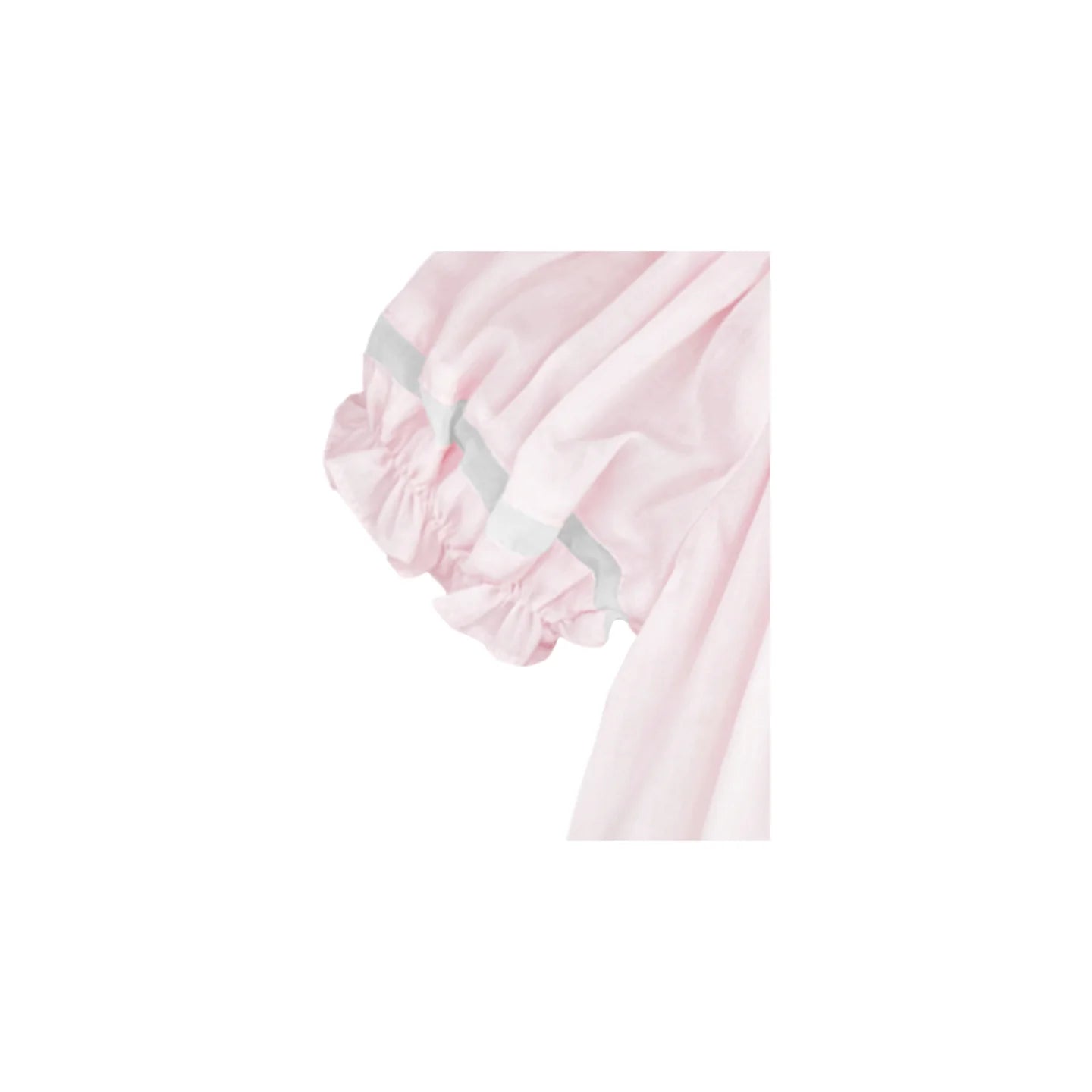 Pink Smock Voile Daygown & Hat