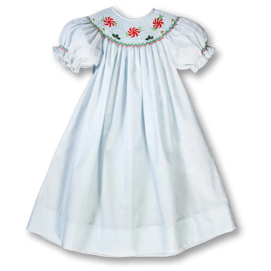 Peppermint Candy Smocked Dress