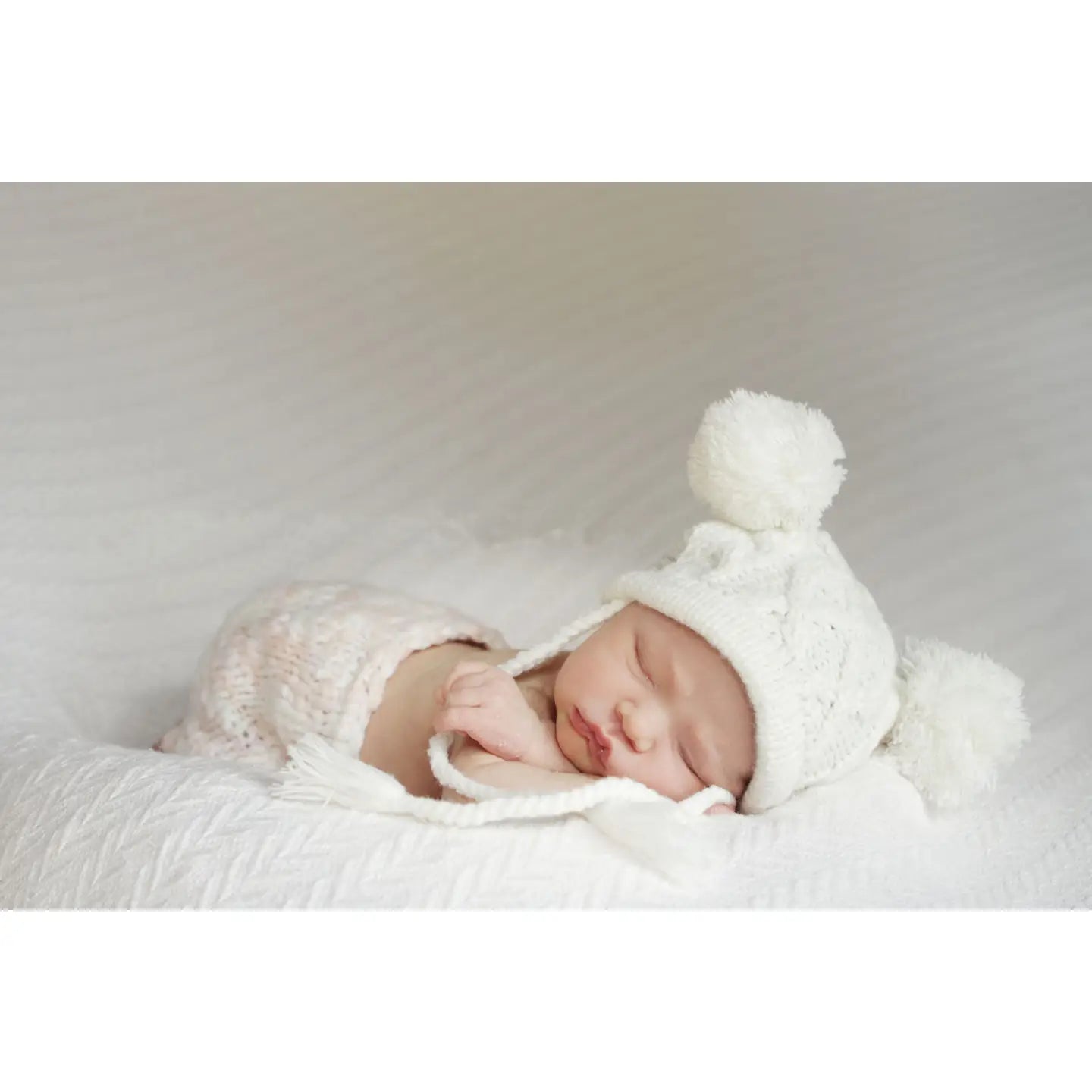 Cream Cable Jordan Pom Pom Hat