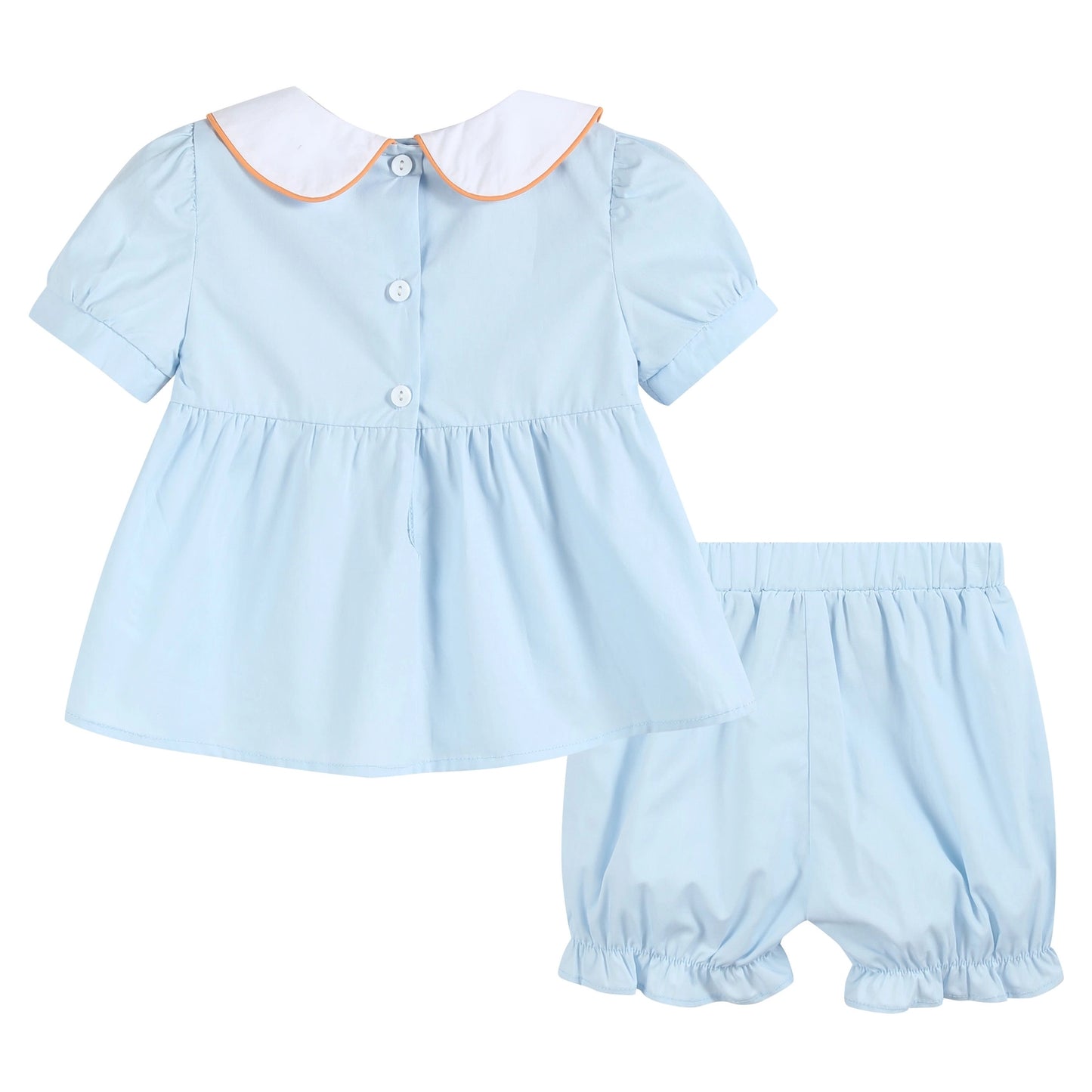 Pumpkin Vine Smock Dress & Bloomers