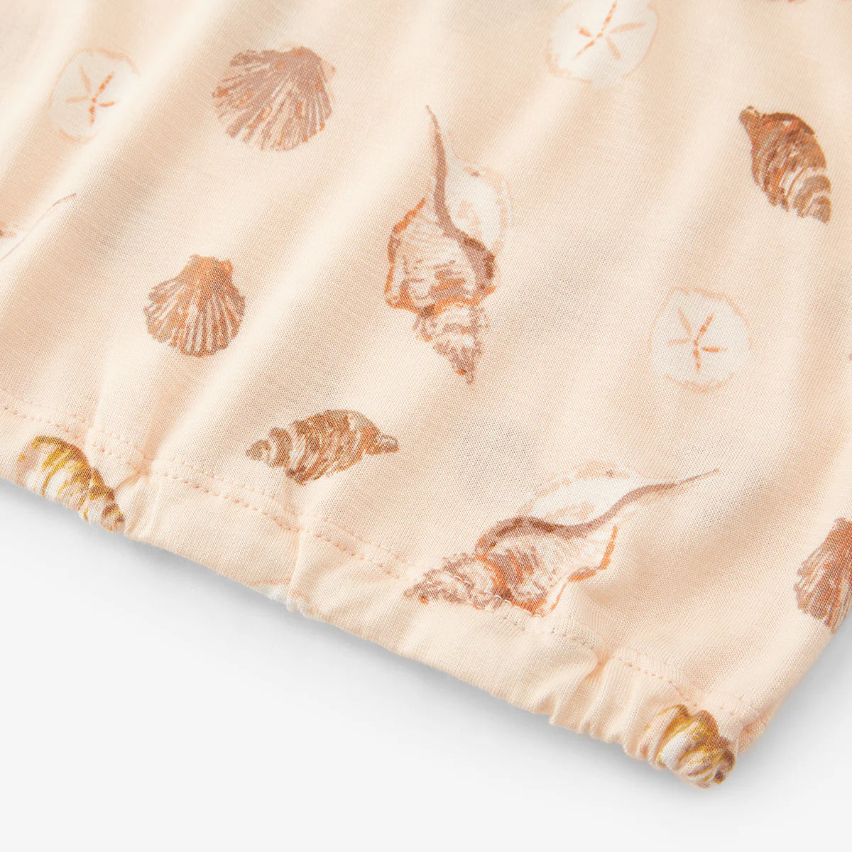 Seashells Bamboo Gown & Hat Set