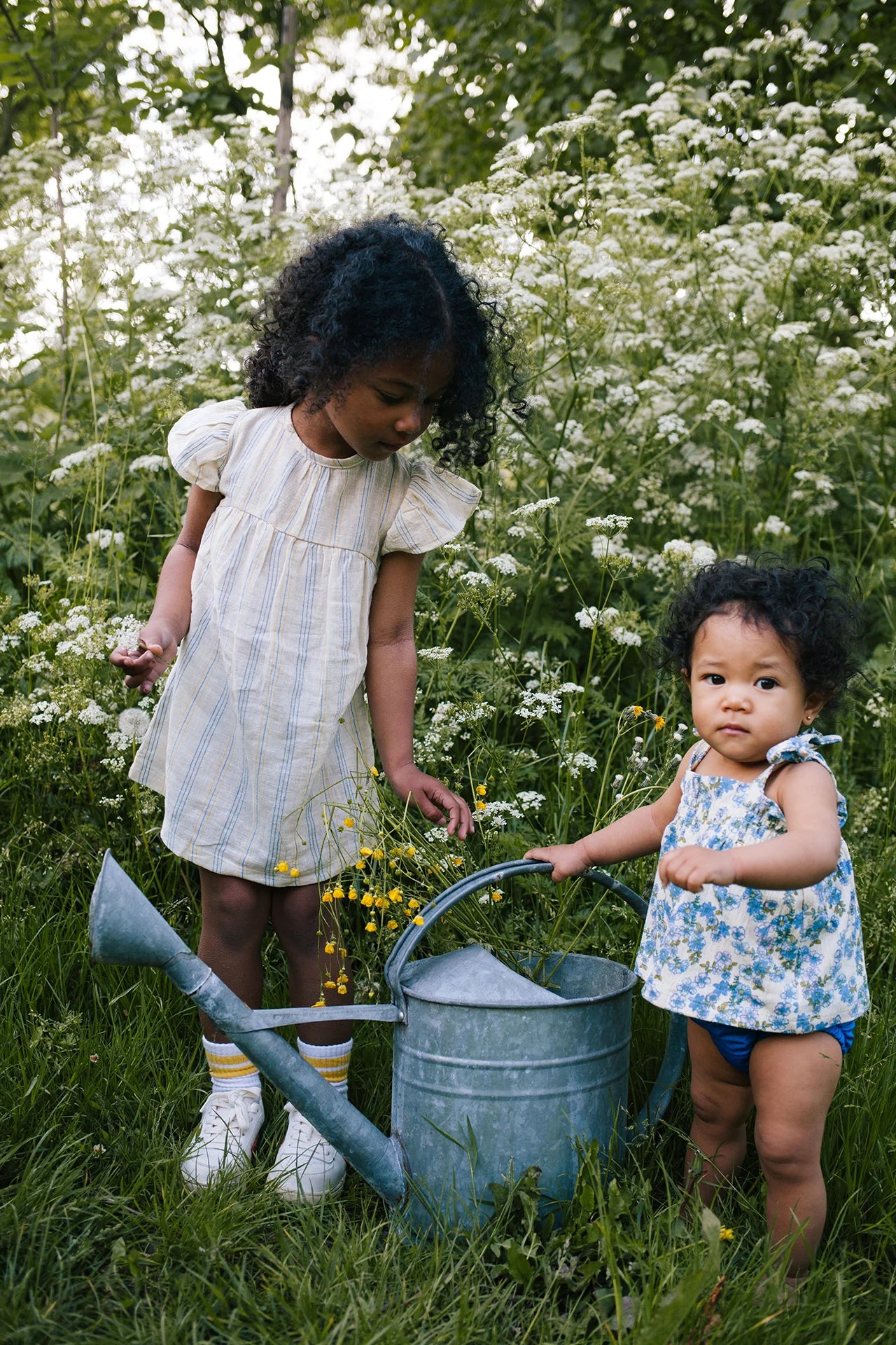 Ariel Linen Stripe Dress
