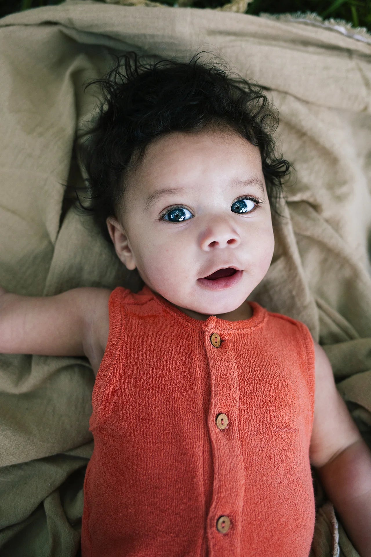 Glenn Terry Apricot Romper