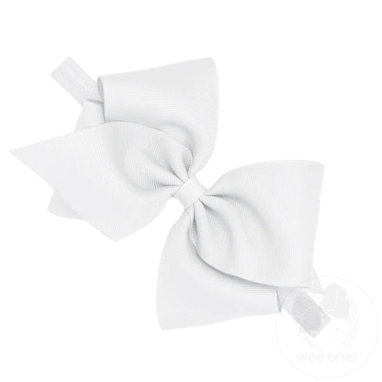 White Mini King GG Bow & Headband