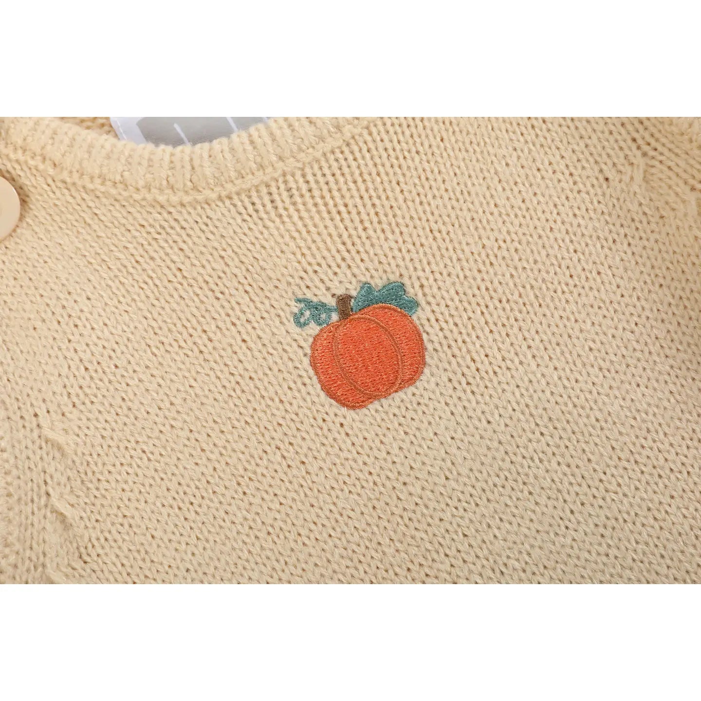 Pumpkin Brown Knit Romper
