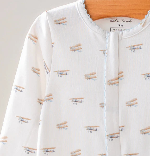 Just Plane Cute Zip PJ