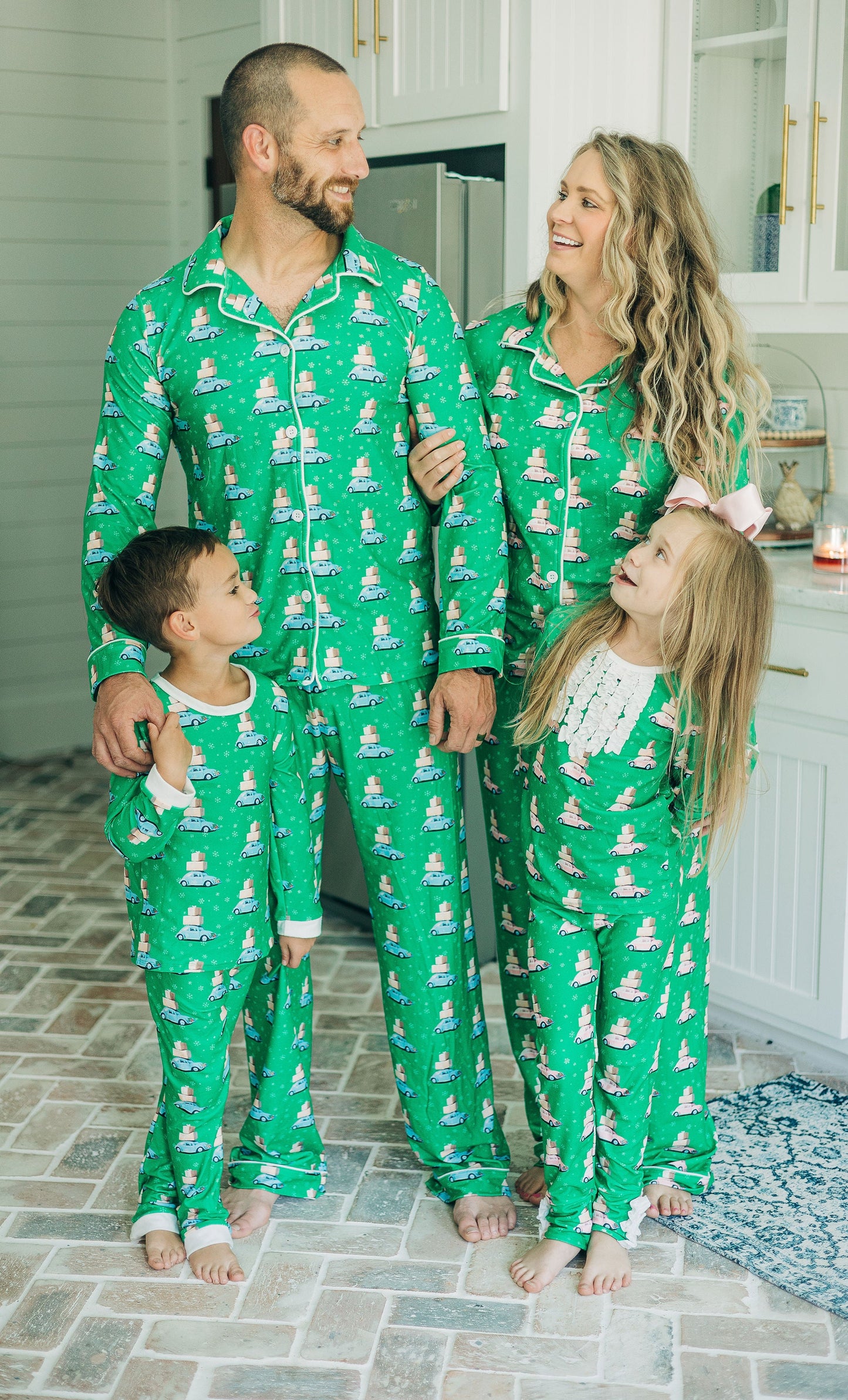 Blue Car Buttflap PJs