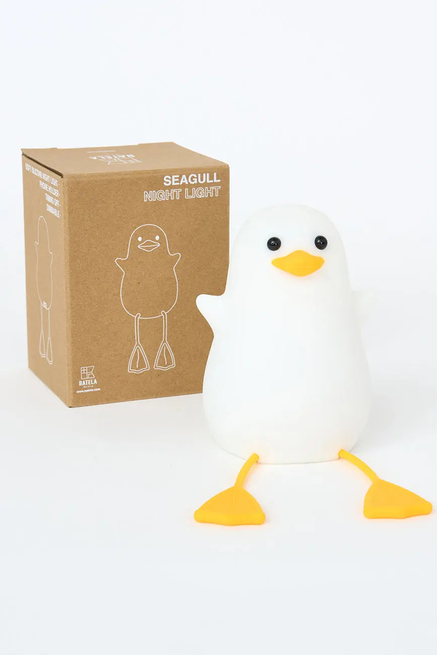 Silicone seagull lamp