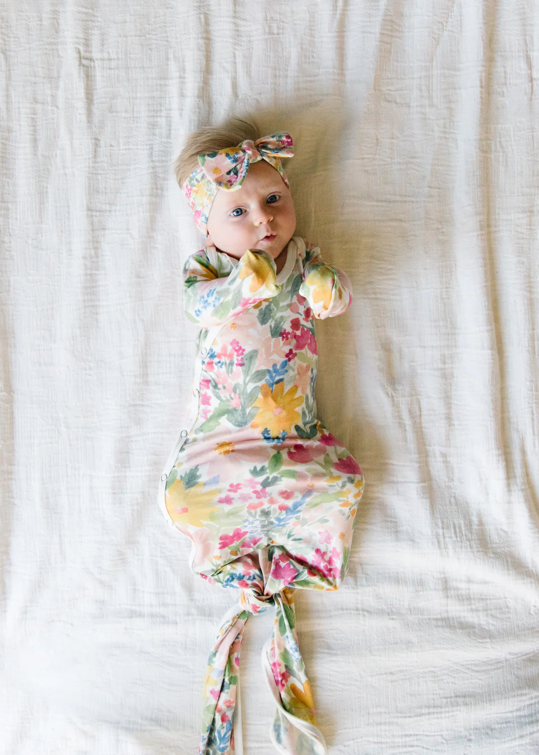 Lark Newborn Knotted Gown