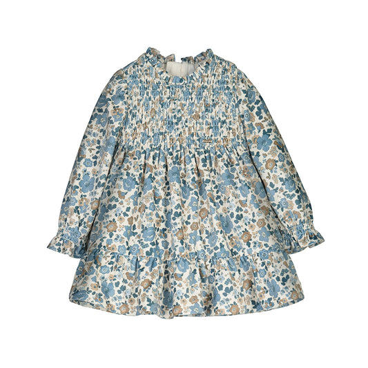 Blue Bell Velvet Dress