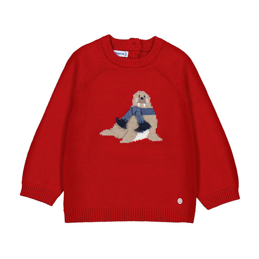 Red Seal Sweater
