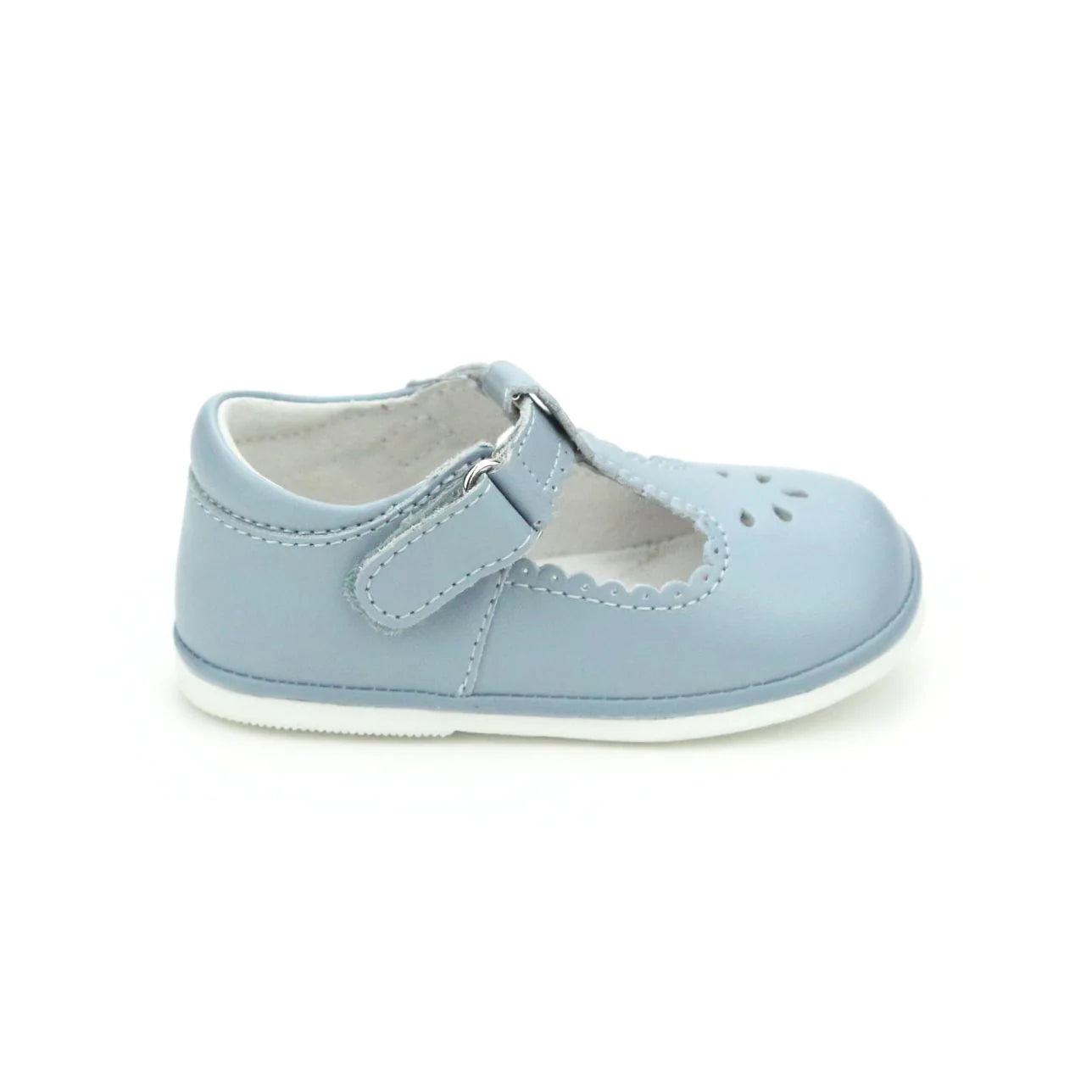 Dusty Blue Dottie Scalloped MJ