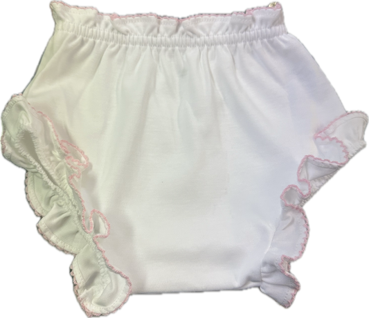 Pink Ruffle Edged Bloomers
