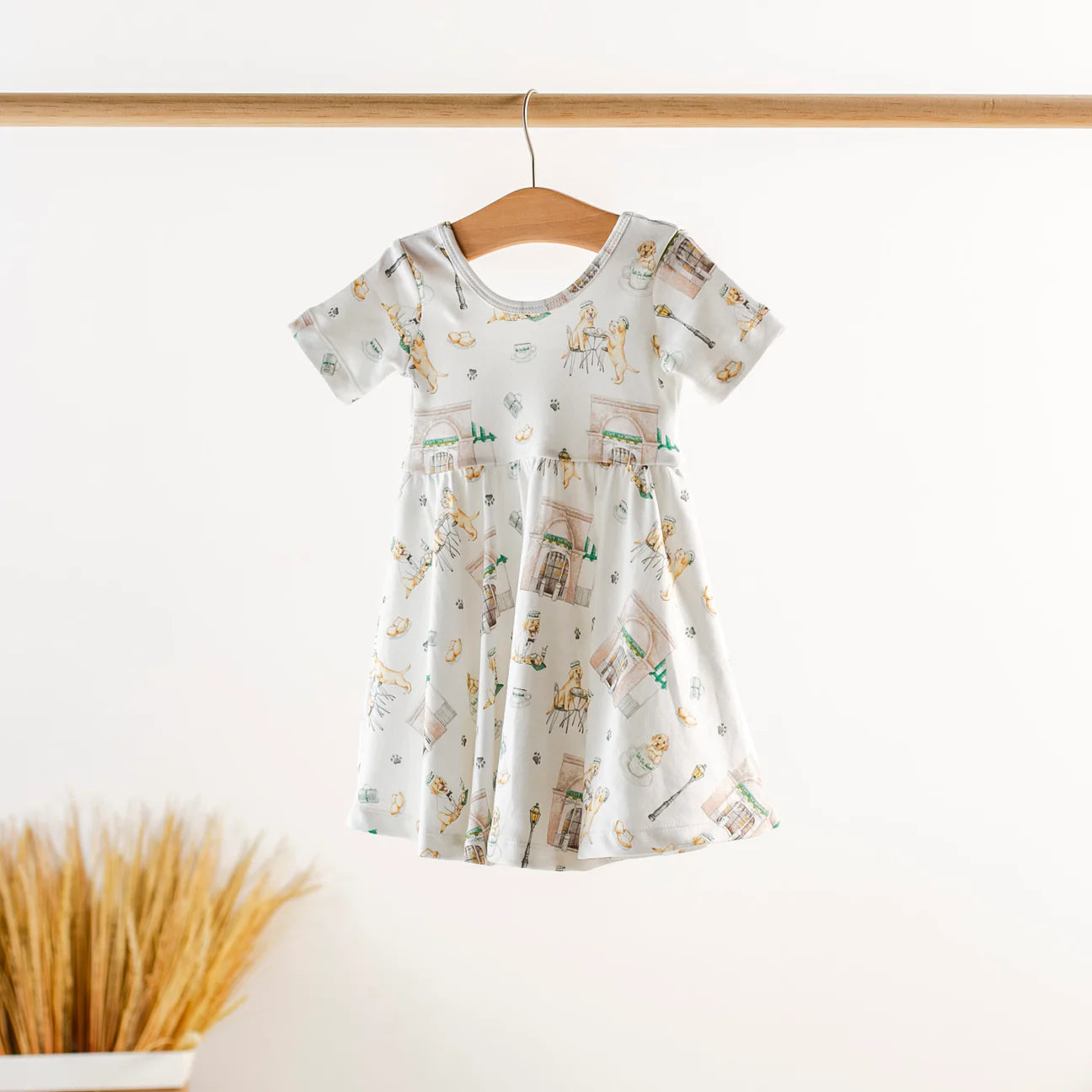 Powdered Sugar & Puppies Twirl Dress