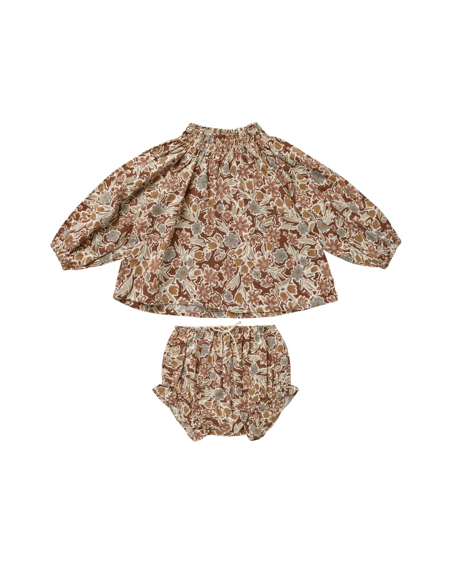 Autumn Bloom Blouse Set