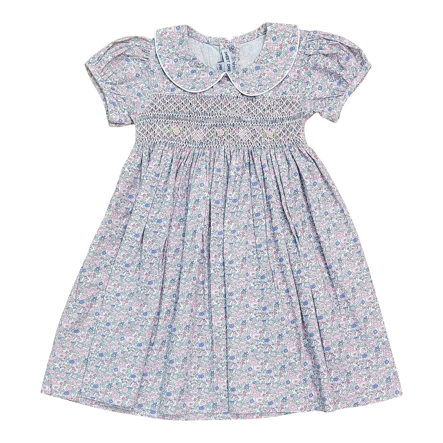 Lily Floral Smock Dress