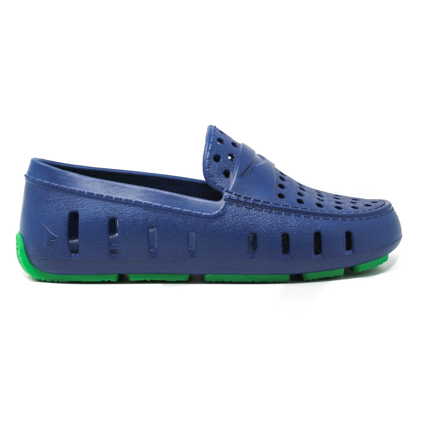 Navy Peony Turf Green Prodigy Floafers