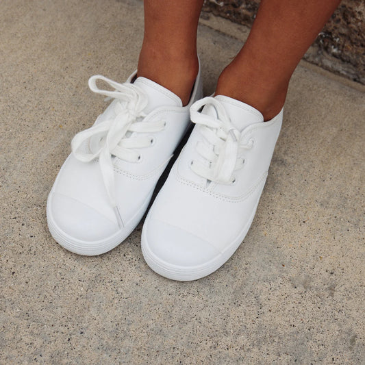 White Hadley Tennis Shoes