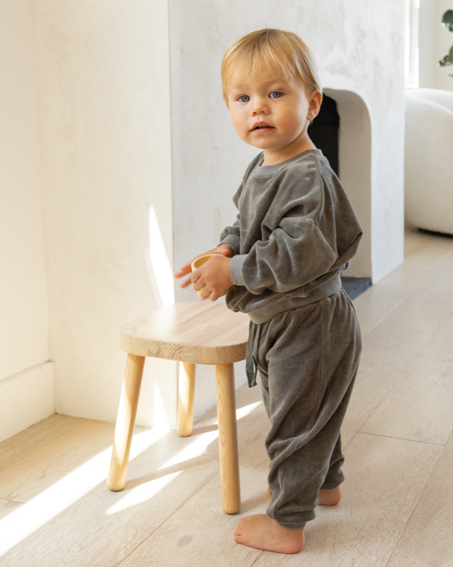 Velour Forest Relaxed Sweatshirt