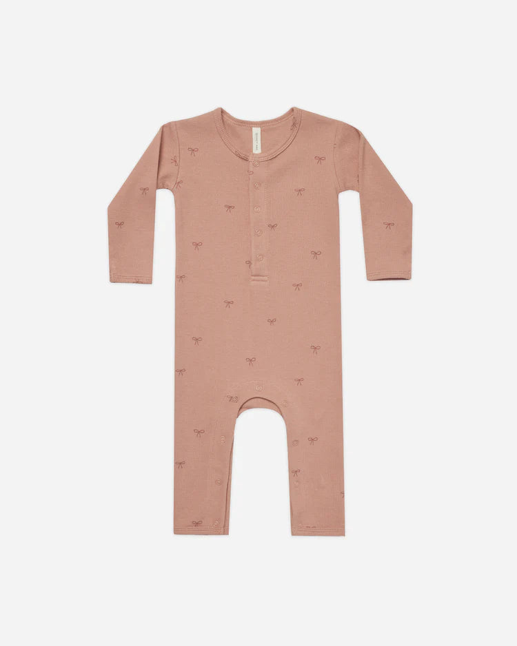 Bows Ribbed Jumpsuit