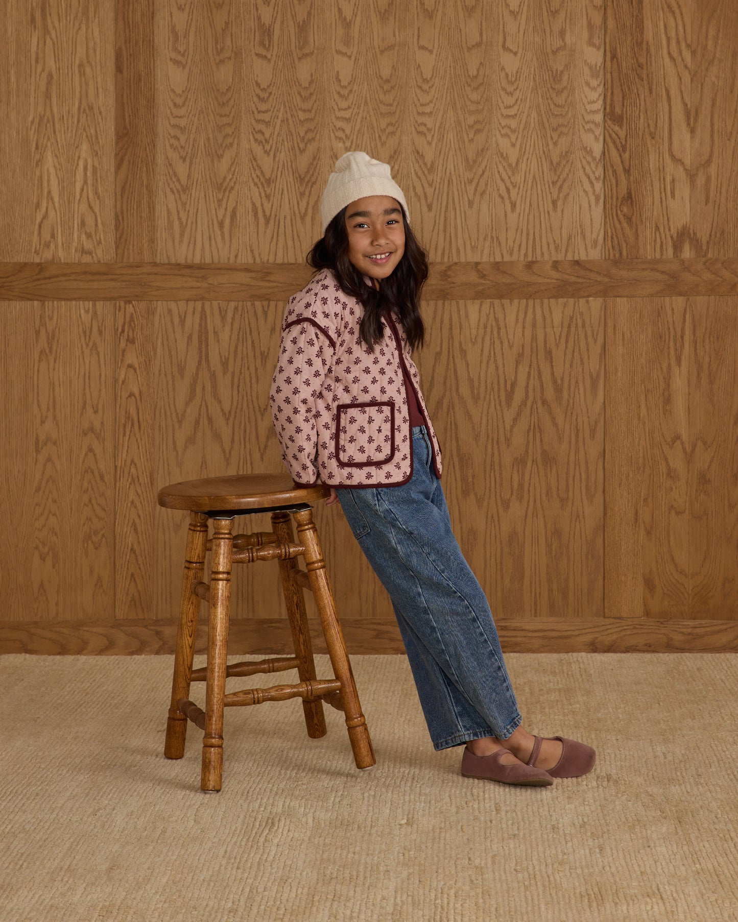 Blush Fleur Quilted Jacket