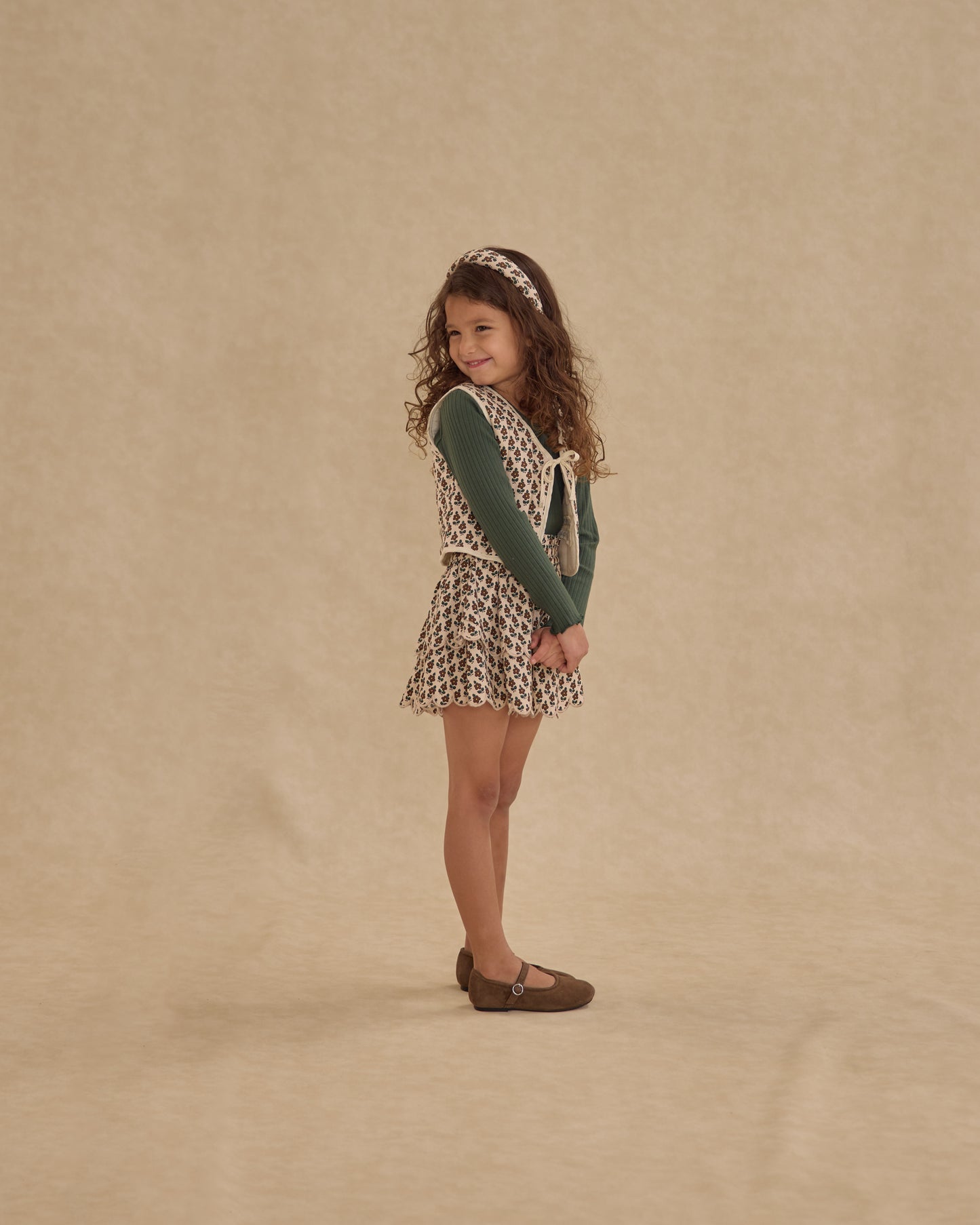 Harvest Floral Quilted Vest
