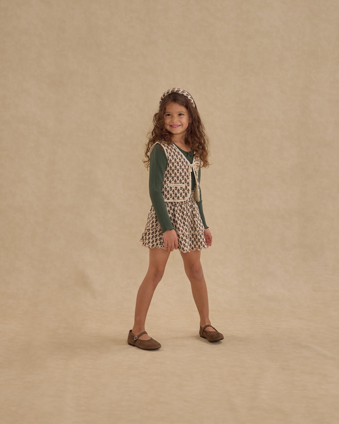 Harvest Floral Quilted Vest