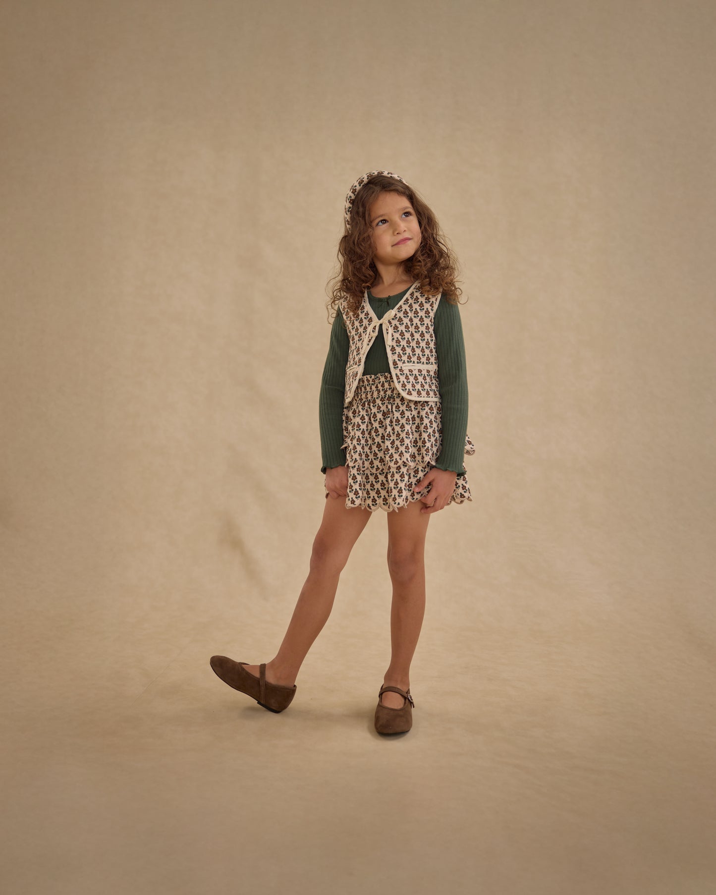 Harvest Floral Quilted Vest