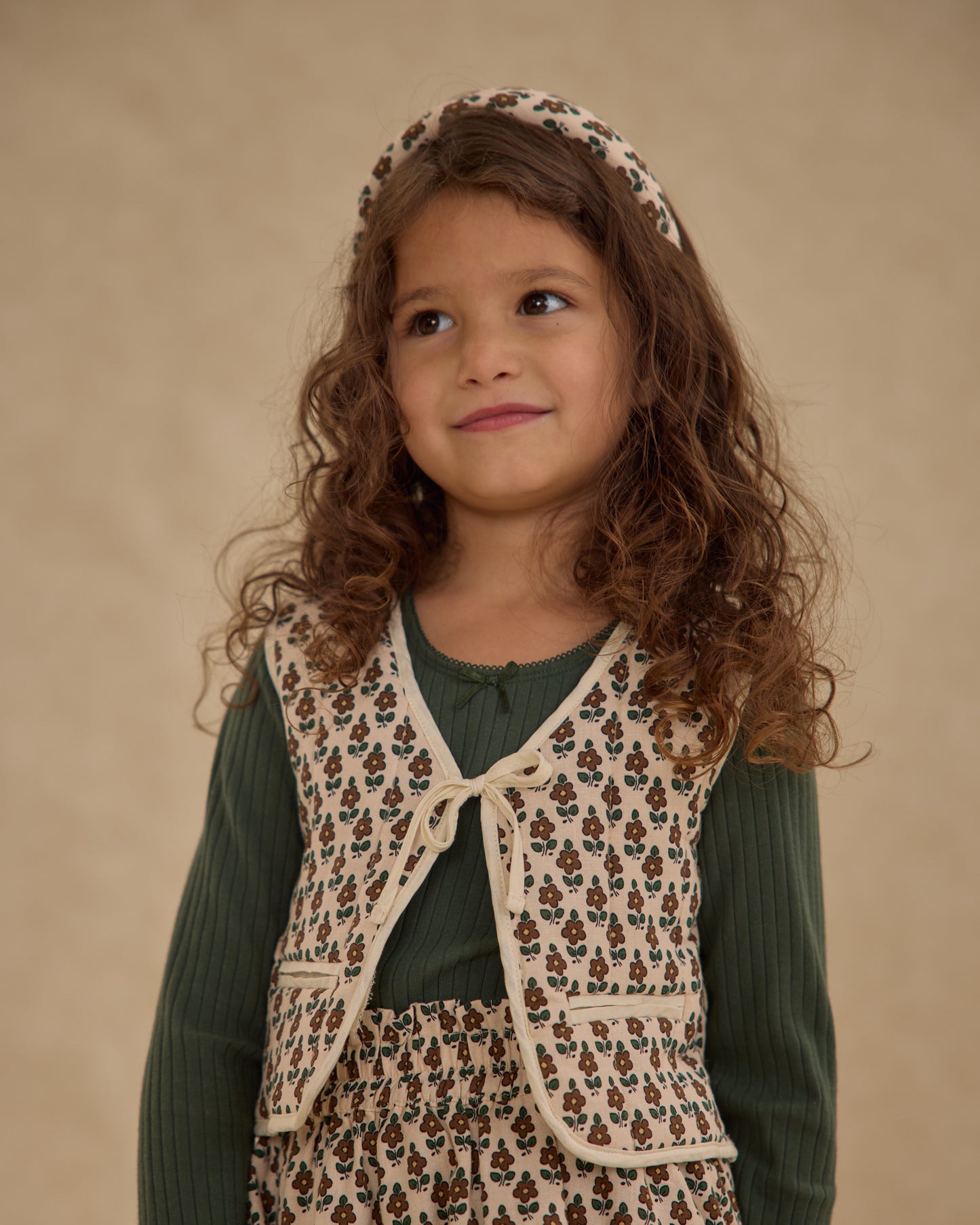 Harvest Floral Quilted Vest
