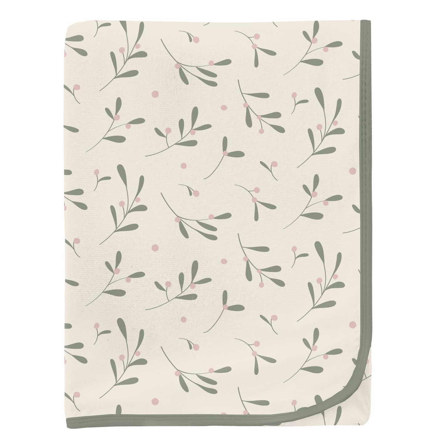Natural Mistletoe Swaddling Blanket