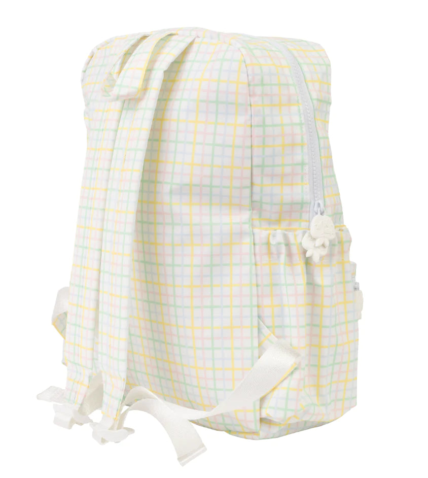Multi Windowpane Small Backpack