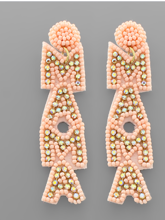 Pk Mama Drop Beaded Earring