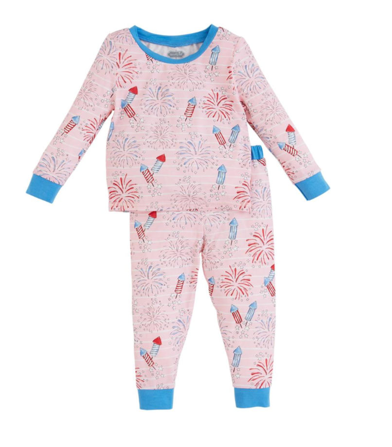 Pink Firework Glow PJs
