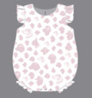 Pale Pink Dogs Bubble