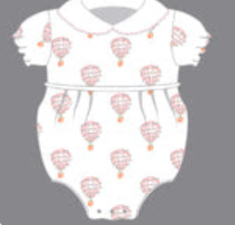 Pink Hot Air Balloon Bubble