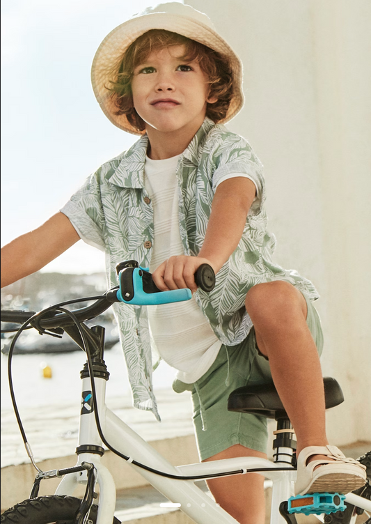 Laurel Green Tropical Shirt