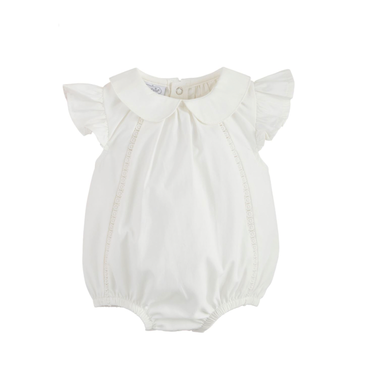 White Collared Poplin Bubble
