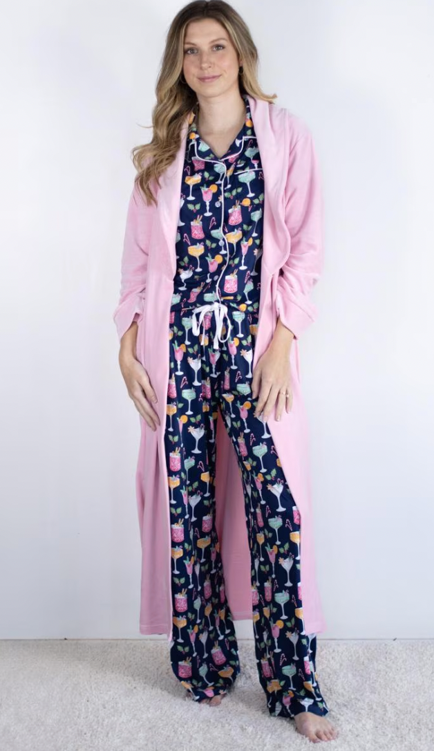 Pink Harbin Robe
