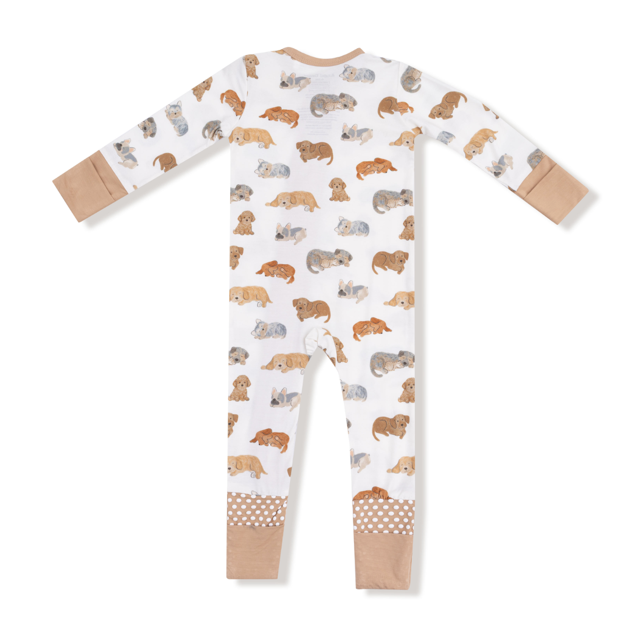 Napping Puppies 2way Zip Romper