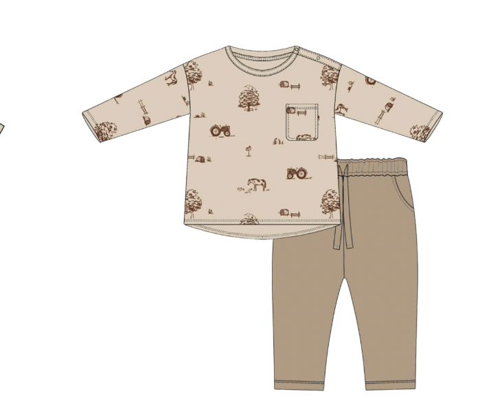 Farm Tee & Pant Set