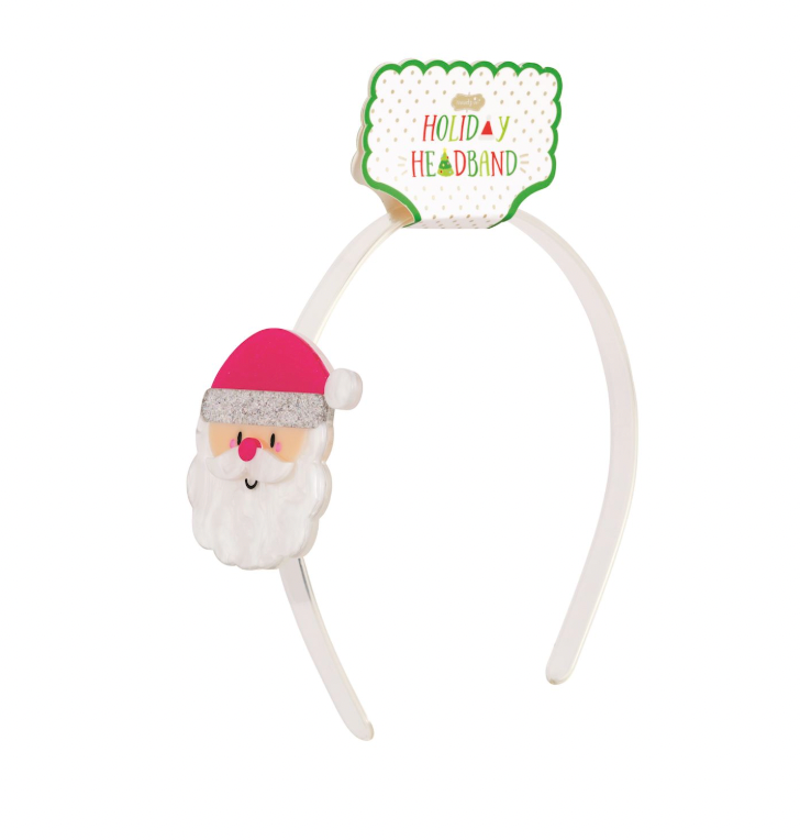 Red Santa Acrylic Headband