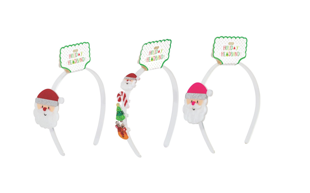 Red Santa Acrylic Headband